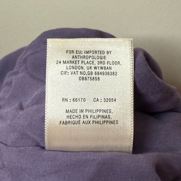 NWT ANTHRO Moulinette Soeurs Boho Purple Velvet Burnout Belted Wide Leg Jumpsuit - Picture 10 of 11